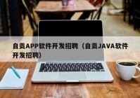 自贡APP软件开发招聘（自贡JAVA软件开发招聘）