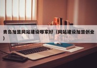 青岛加盟网站建设哪家好（网站建设加盟创业）