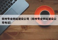 郑州专业网站建设公司（郑州专业网站建设公司电话）